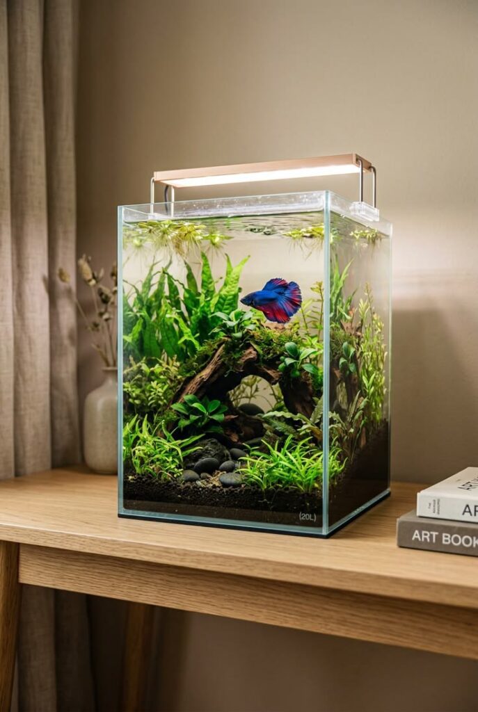 Betta Fish Culturing: A Complete Beginner's Guide planted betta tank layout that looks designer (and stays easy to maintain)